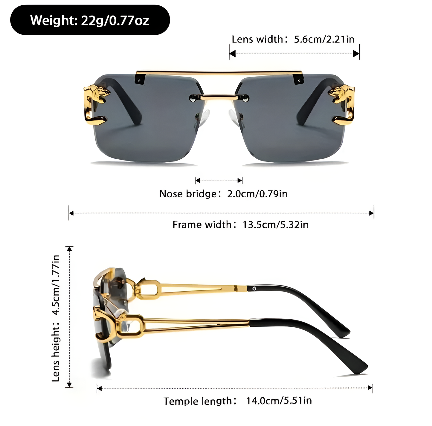 Tiger Frame Glasses for Men