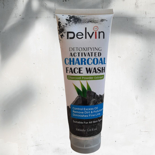 Delvin Charcoal Face Wash